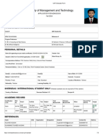 UMT Graduate Form