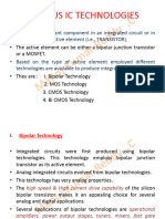 Ic Technologies and Fabrication Steps