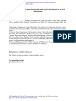 Diagnostic Accuracy of Upper Limb Neurodynamic Tests in The Diagnosis of Cervical Radiculopathy