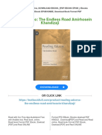 Reading Adorno: The Endless Road Amirhosein Khandizaji Download PDF