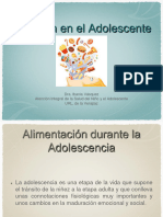 Clase # 7 Nutrición en El Adolescente