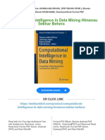 Full Download Computational Intelligence in Data Mining Himansu Sekhar Behera PDF