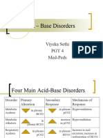 Acid - Base Disorders