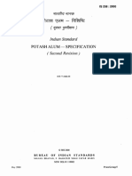 Potash Alum - Specification (Second Revision) : Indian Standard