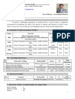 Updated Curriculum Vitae of Ch.v.krishna Reddy