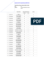 Award List Pre-Board Exam (2023-24)