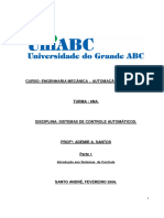 1 - Introdução Aos Sistemas de Controle