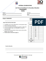 Chemistry Paper 4+6