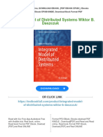 Get Integrated Model of Distributed Systems Wiktor B. Daszczuk Free All Chapters