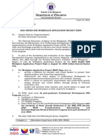 Region Memorandum NEAP-2024-052 2024 DEPED SOX WORKPLACE APPLICATION PROJECT EXPO