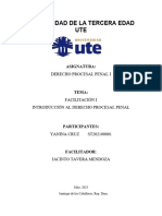 Facilitación I Introducción Al Derecho Procesal Penal