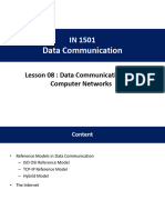 IN 1501 Data Communication and Computer Networks