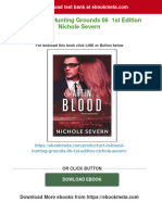 Full Download Art in Blood Hunting Grounds 06 1st Edition Nichole Severn PDF