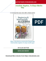 Beginning & Intermediate Algebra, 7e Elayn Martin-Gay Download PDF