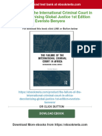 PDF The Failure of The International Criminal Court in Africa Decolonising Global Justice 1st Edition Everisto Benyera Download