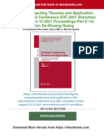 (FREE PDF Sample) Intelligent Computing Theories and Application 17th International Conference ICIC 2021 Shenzhen China August 12 15 2021 Proceedings Part II 1st Edition De-Shuang Huang Ebooks