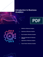 Business Operations and Analytics