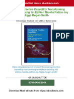 Full Download Developing Practice Capability Transforming Workplace Learning 1st Edition Narelle Patton Joy Higgs Megan Smith PDF