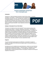 Pain Mechanism Classification Clinical Pearl Part 2