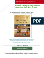 The Genius of Japanese Carpentry: Secrets of An Ancient Woodworking Craft Azby Brown Download PDF