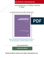 Full Download The Nature of Geomorphology 1st Edition Alistair F. Pitty PDF