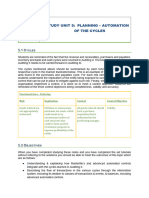 STUDY UNIT 5 Planning Automation of Cycle Notes