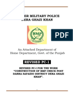 Revised PC-I BMP Check Post Darra Safaido - With Revenue Revised