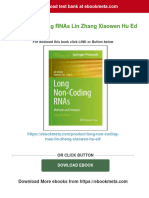 Full Download Long Non Coding RNAs Lin Zhang Xiaowen Hu Ed PDF