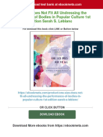 (PDF Download) One Size Does Not Fit All Undressing The Performance of Bodies in Popular Culture 1st Edition Sarah S. Leblanc Fulll Chapter