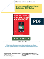 (PDF Download) Guide de Poche D Échographie Cardiaque Thomas Bohmeke - Ralf Doliva Fulll Chapter