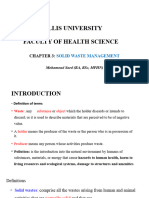 Chapter Three Solid Waste Management