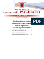 Use of Long Acting Injectable Antipsychotics in Schizophrenia