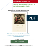 Instant Download Homer and The Question of Strife From Erasmus To Hobbes 1st Edition Jessica Wolfe PDF All Chapter