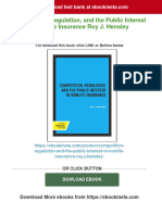 Full Download Competition, Regulation, and The Public Interest in Nonlife Insurance Roy J. Hensley PDF