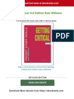 PDF Getting Critical 3rd Edition Kate Williams Download