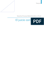 Tema 8. El Juicio Contencioso