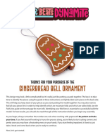 Instructions GingerBread BellOrnament