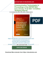 Full Download Information and Communication Technologies in Tourism 2021 Proceedings of The ENTER 2021 ETourism Conference January 19 22 2021 1st Edition Wolfgang Wörndl PDF