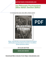 Objective Fictions Philosophy Psychoanalysis Marxism 1st Edition Adrian Johnston (Editor) 2024 Scribd Download