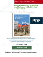 Nexus of Patriotism and Militarism in Russia A Quest For Internal Cohesion 1st Edition Katri Pynnöniemi All Chapter Instant Download