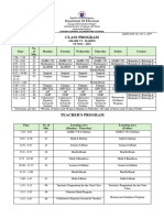 Class Program GRADE VI - MABINI Final