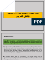 Theme N°8 Les Depenses Fiscales