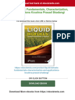 Full Download Liquid Biofuels: Fundamentals, Characterization, and Applications Krushna Prasad Shadangi PDF