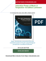 The Self Restorative Power of Music A Psychological Perspective 1st Edition Lachmann Download PDF