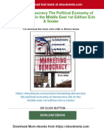 Get Marketing Democracy The Political Economy of Democracy Aid in The Middle East 1st Edition Erin A Snider Free All Chapters