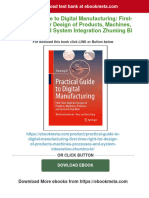 Practical Guide To Digital Manufacturing: First-Time-Right For Design of Products, Machines, Processes and System Integration Zhuming Bi