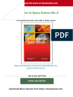 (FREE PDF Sample) Introduction To Space Science Wu Ji Ebooks