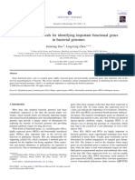 Gao2010 Theoretical Methods For Identifying Important Functional Genesin Bacterial Genomes