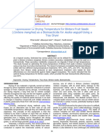 Optimization of Drying Temperature For Bintaro Fruit Seeds (Cerbera Manghas) 90-94