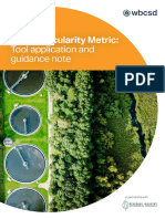 Water Circularity Metric Tool and Guidance Note